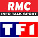 Logos RMC TF1